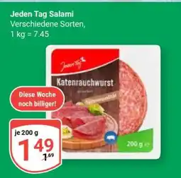 Globus Jeden Tag Salami Angebot
