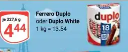 Globus Ferrero Duplo oder Duplo White Angebot