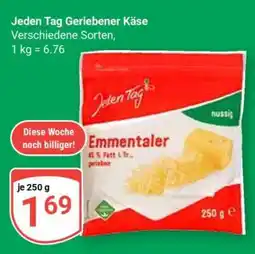 Globus Jeden Tag Geriebener Käse Angebot