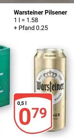Globus Warsteiner Pilsener Angebot