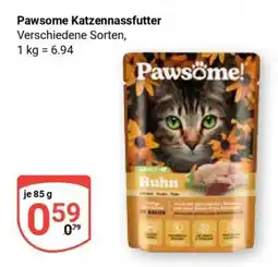 Globus Pawsome Katzennassfutter Angebot