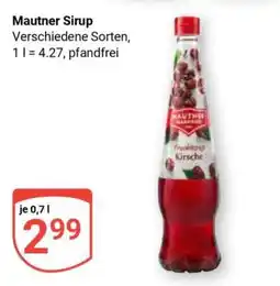 Globus Mautner Sirup Angebot