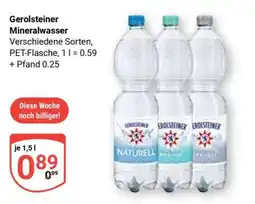 Globus Gerolsteiner Mineralwasser Angebot