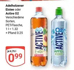 Globus Adelholzener Eistee oder Active O2 Angebot