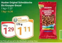 Globus Huober Original Schwäbische Bio-Knusper-Brezel Angebot