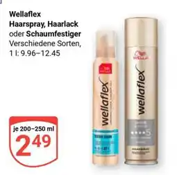 Globus Wellaflex Haarspray, Haarlack oder Schaumfestiger Angebot