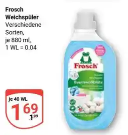 Globus Frosch Weichspüler Angebot