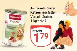 Globus animonda Carny Katzennassfutter Angebot