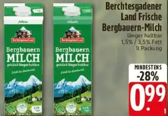 Berchtesgadener Land Frische Bergbauern-Milch