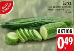 Edeka GUT & GÜNSTIG Gurke Angebot
