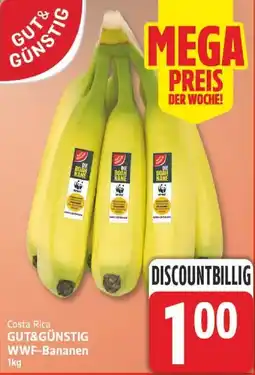 Edeka GUT&GÜNSTIG WWF-Bananen Angebot