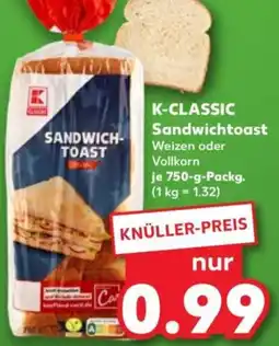 Kaufland K-CLASSIC Sandwichtoast Angebot