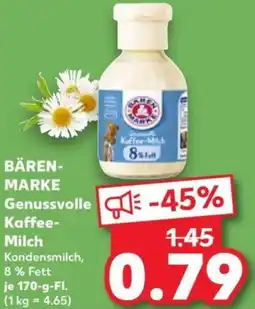 Kaufland BÄRENMARKE Genussvolle Kaffee Milch Angebot