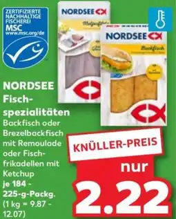 Kaufland NORDSEE Fischspezialitäten Angebot