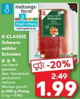 Kaufland K-CLASSIC Schwarzwälder Schinken g.g.A. Angebot