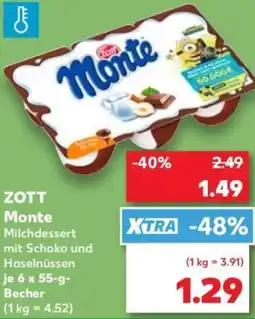 Kaufland ZOTT Monte Angebot
