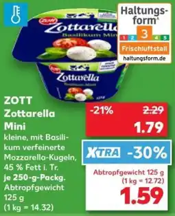 Kaufland ZOTT Zottarella Mini Angebot