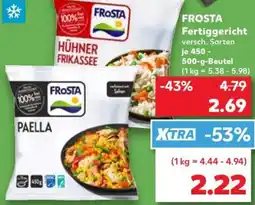 Kaufland FROSTA Fertiggericht Angebot