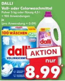 Kaufland DALLI Voll- oder Colorwaschmittel Angebot