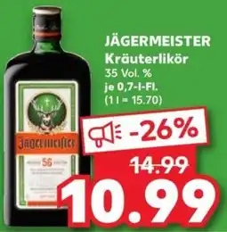 Kaufland JÄGERMEISTER Kräuterlikör Angebot