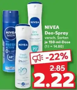 Kaufland NIVEA Deo-Spray Angebot