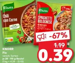 Kaufland KNORR Fix Angebot