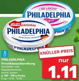 Kaufland PHILADELPHIA Frischkäsezubereitung Angebot