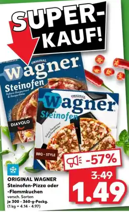 Kaufland ORIGINAL WAGNER Steinofen-Pizza oder Flammkuchen Angebot