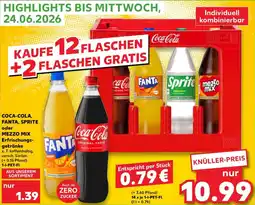 Kaufland COCA-COLA, FANTA, SPRITE oder MEZZO MIX Erfrischungsgetränke Angebot