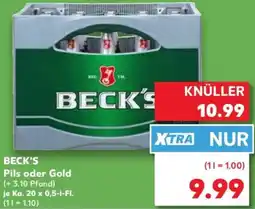Kaufland BECK'S Pils oder Gold Angebot