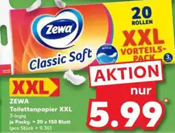 Kaufland ZEWA Toilettenpapier XXL Angebot