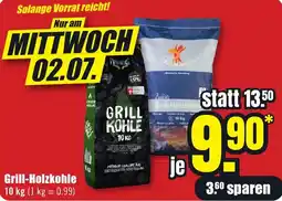 B1 Discount Baumarkt Grill-Holzkohle Angebot