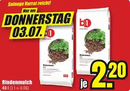 B1 Discount Baumarkt b1 Rindenmulch Angebot