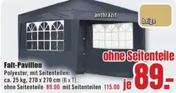 B1 Discount Baumarkt Falt-Pavillon Angebot