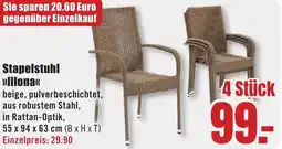 B1 Discount Baumarkt Stapelstuhl Illona Angebot