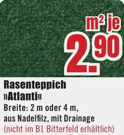 B1 Discount Baumarkt Rasenteppich Atlanti Angebot