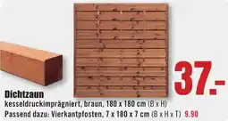 B1 Discount Baumarkt Dichtzaun Angebot