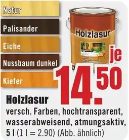 B1 Discount Baumarkt Holzlasur Angebot