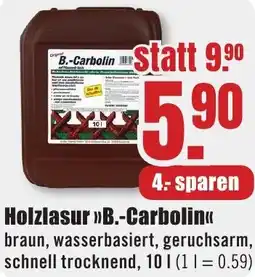 B1 Discount Baumarkt Holzlasur B.-Carbolin Angebot
