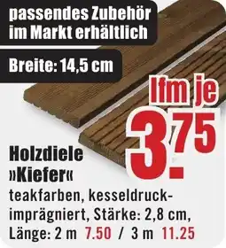 B1 Discount Baumarkt Holzdiele Kiefer Angebot