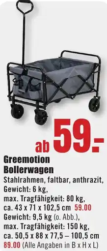 B1 Discount Baumarkt Greemotion Bollerwagen Angebot
