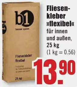 B1 Discount Baumarkt b1 Fliesenkleber flexibel Angebot