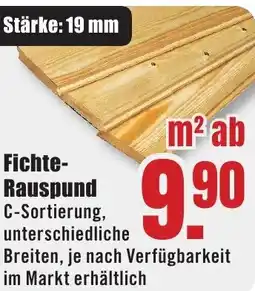 B1 Discount Baumarkt Fichte Rauspund Angebot