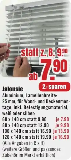 B1 Discount Baumarkt Jalousie Angebot