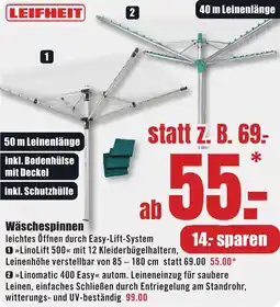 B1 Discount Baumarkt LEIFHEIT Wäschespinnen Angebot
