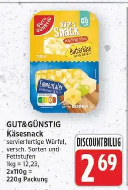 E-Center Gut&günstig käsesnack Angebot