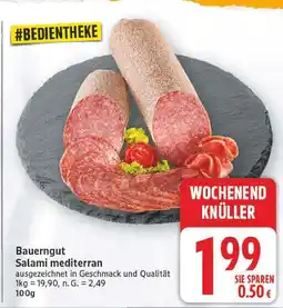 E-Center Bauergut salami mediterran Angebot