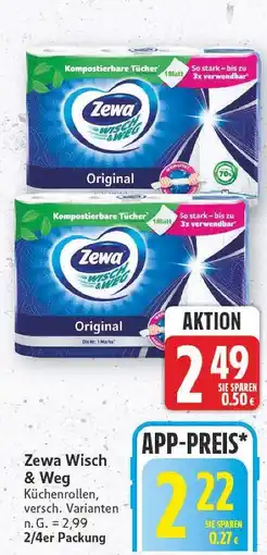 E-Center Zewa wisch & weg original Angebot
