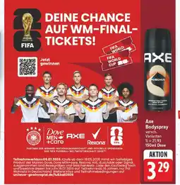 E-Center Axe bodyspray Angebot