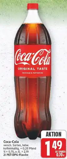 E-Center Coca-cola original taste Angebot